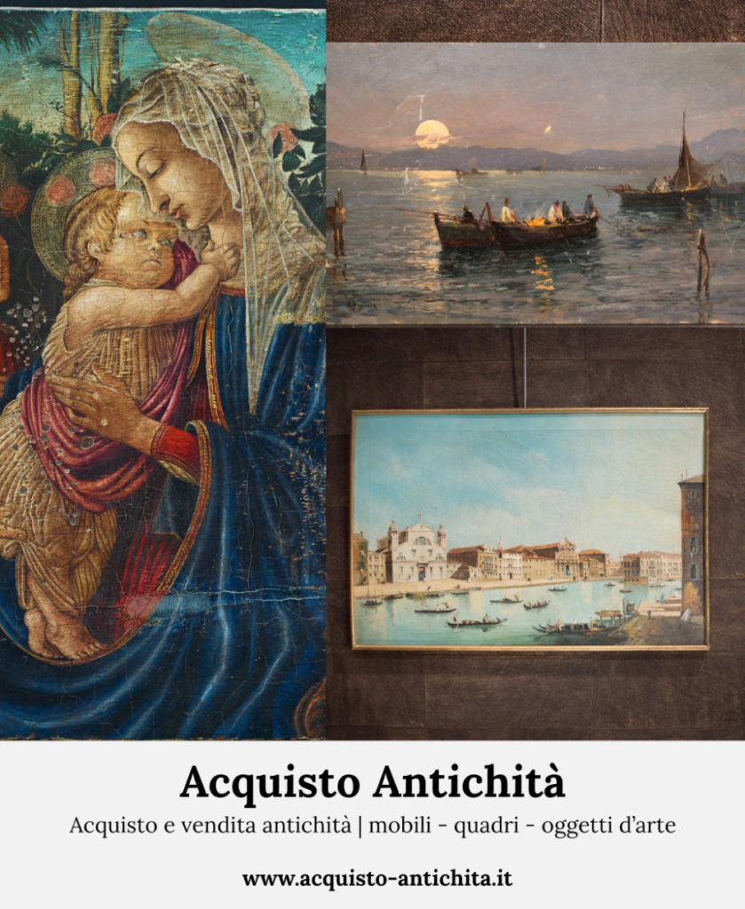 Acquisto e vendita antichità mobili quadri oggetti d'arte