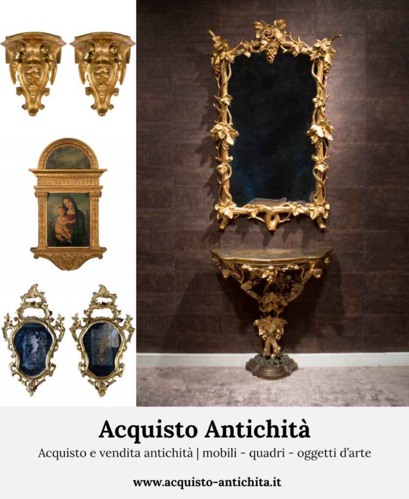 Acquisto e vendita antichità mobili quadri oggetti d'arte