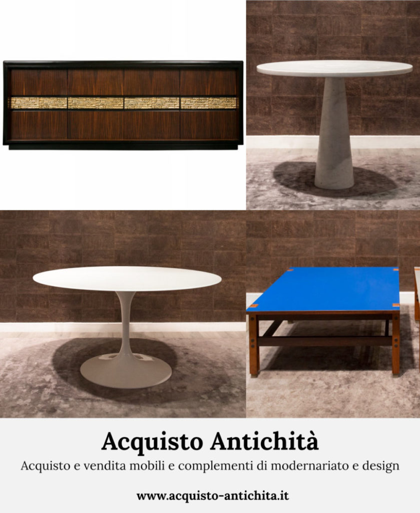 Acquisto e vendita mobili e complementi di modernariato e design