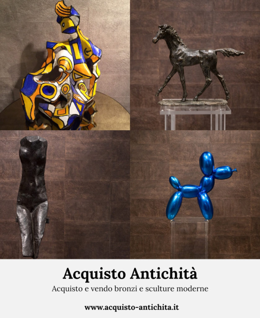 Acquisto e vendo bronzi e sculture moderne
