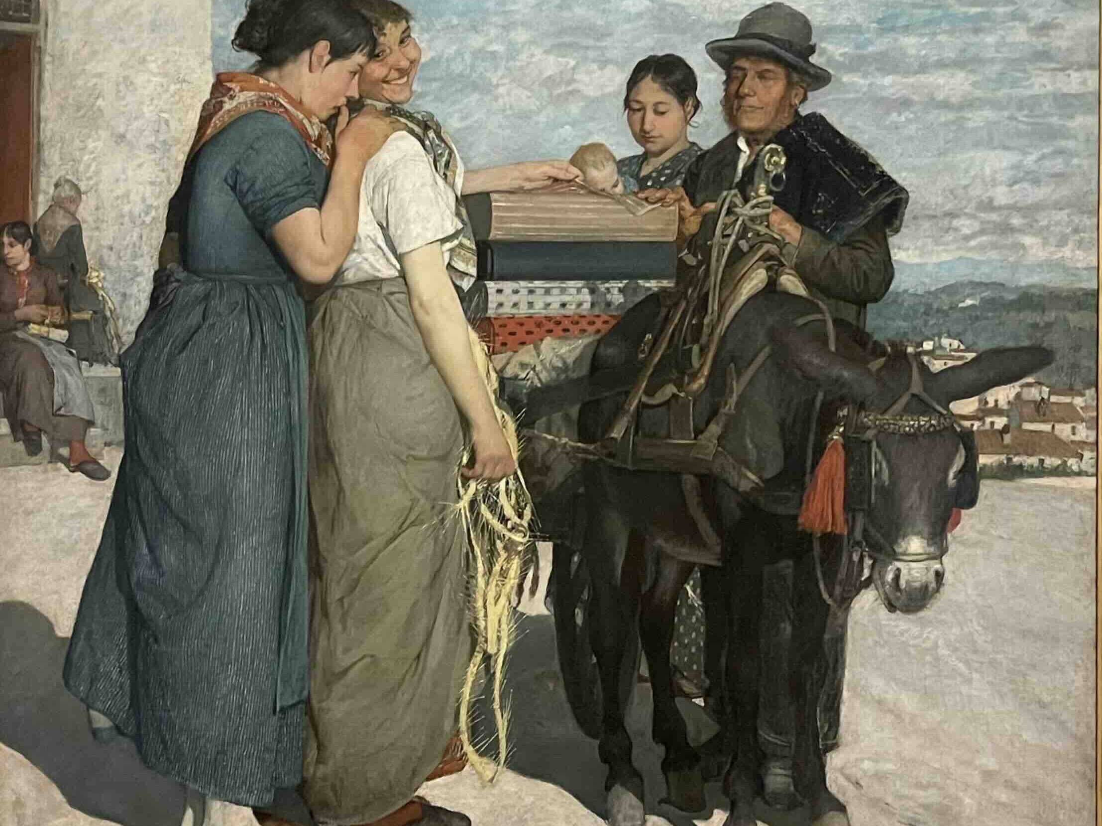 Egisto Ferroni Il merciaio ambulante